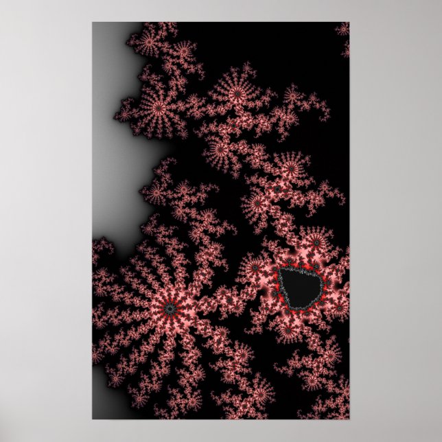 Pink Spirals Poster (Front)