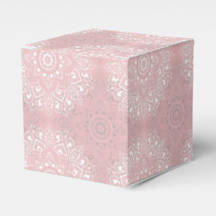 Pink spiritual Indian mandala pattern Favour Box