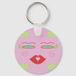 Pink Sponap, Cocorroli.ai Key Ring