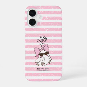 Pink Spooky Cute Ghost Phone Case