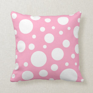 Pink Spots Pillow