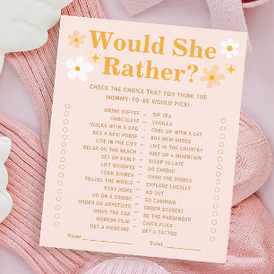 Pink Spring Baby In Bloom Would She Rather Game 