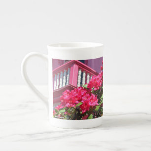 Pink Spring Balcony - Martha's Vineyard Bone China Mug
