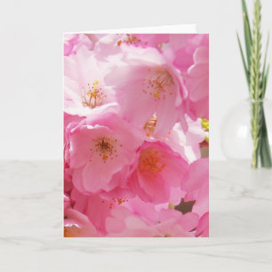 Pink Spring Blossoms Card