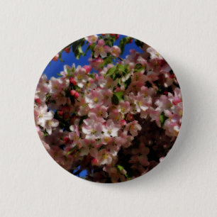 Pink Spring Blossoms Flower Pin