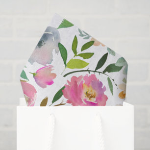 Pink Spring Floral Mothers Day Collection Tissue Paper