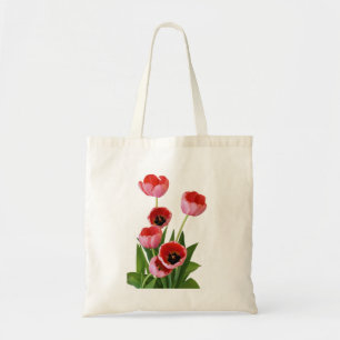 Pink Spring Tulip Bouquet Photograph Tote Bag