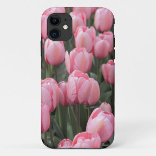 Pink Spring Tulip Flowers  iPhone 11 Case
