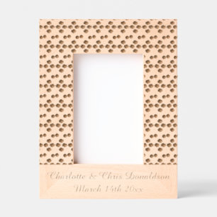 Pink Spring Wedding Cherry blossom and cherries Etched Frames