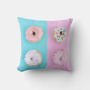 Pink Sprinkles Doughnut Pillow
