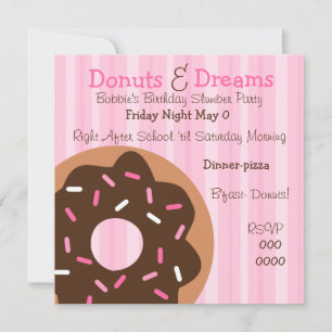 Pink Sprinkles Invitation