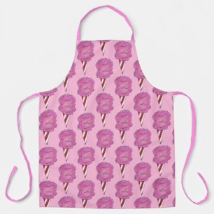 Pink Spun Sugar Cotton Candy Fairy Floss Carnival Apron