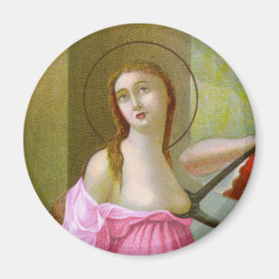 Pink St. Agatha (M 003) Magnet