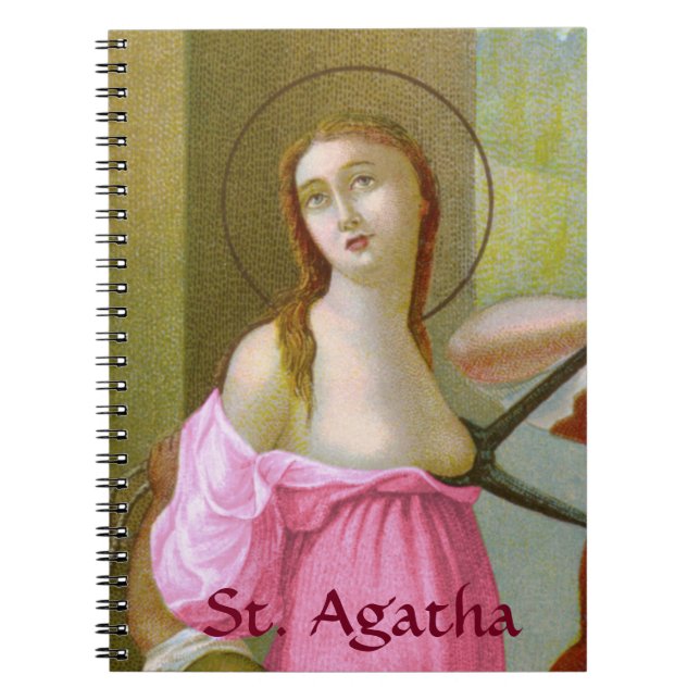 Pink St. Agatha (M 003) Notebook (Front)