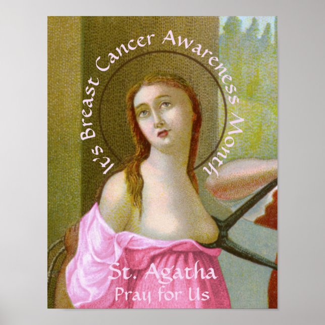 Pink St. Agatha (M 003) Poster (Front)