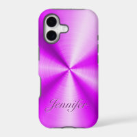 Pink Stainless Steel Shiny Metallic Flowers