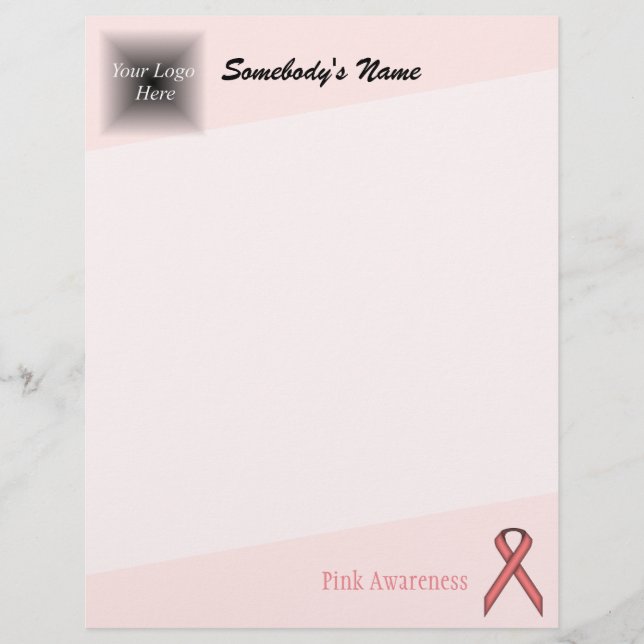 Pink Standard Ribbon by Kenneth Yoncich (Front)