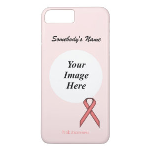 Pink Standard Ribbon Tmpl by Kenneth Yoncich iPhone 8 Plus/7 Plus Case