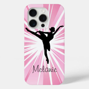 Pink Star Ballerina iPhone 15 Pro Case