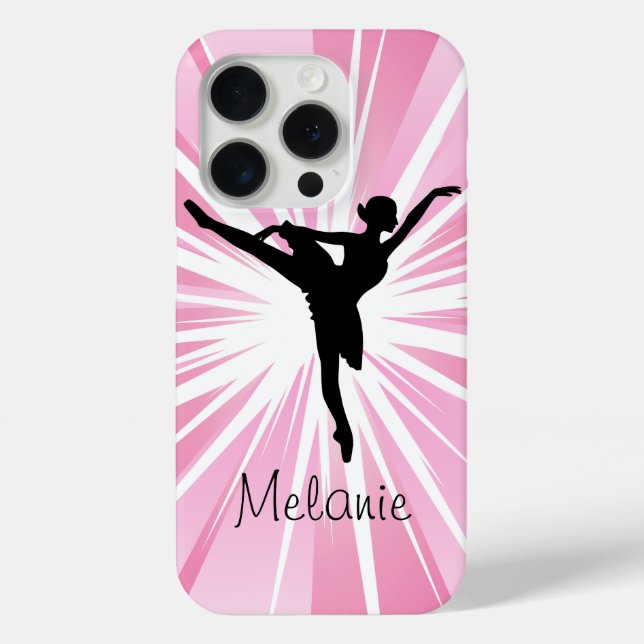 Pink Star Ballerina Case-Mate iPhone Case (Back)