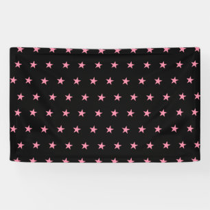 Pink Star Banner