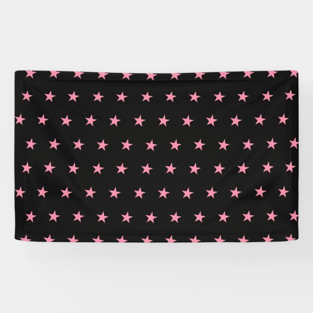 Pink Star Banner (Horizontal)