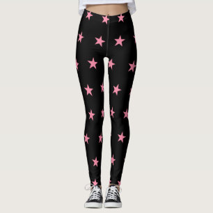 Pink Star Leggings