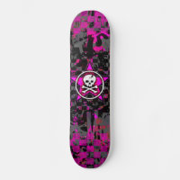 Pink Star Skull