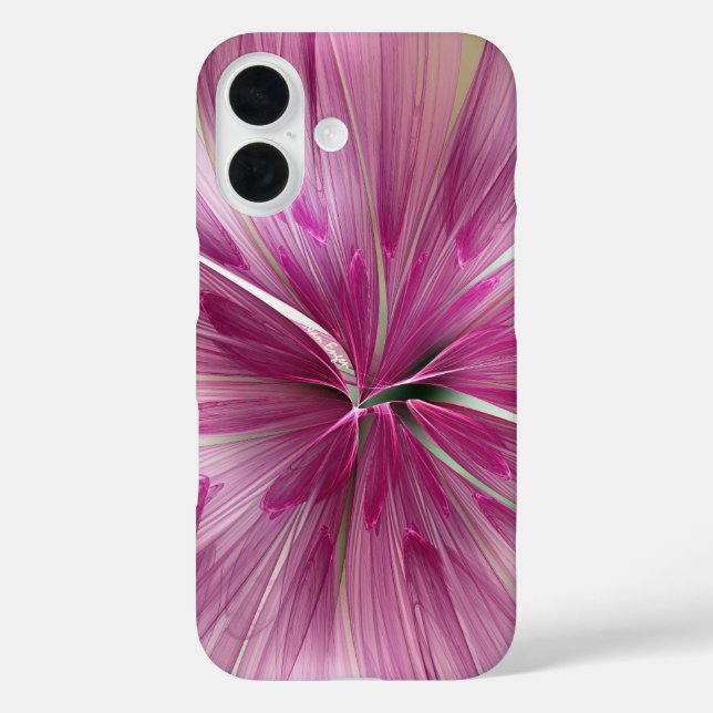Pink Star Wildflower Phone Cover (Back)