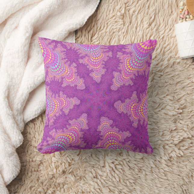 Pink Starburst Cushion (Blanket)