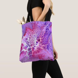 Pink Starburst Tote Bag