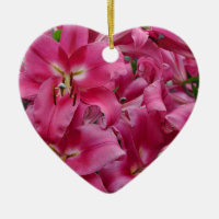 Pink stargazer lilies
