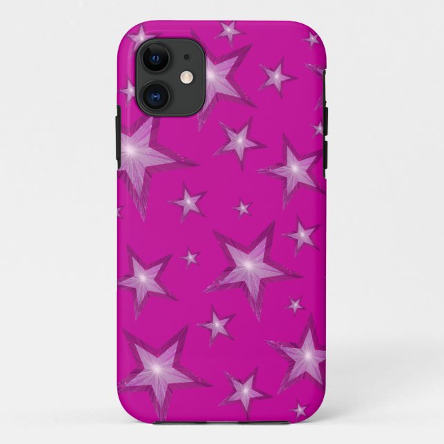 Pink Stars iPhone case (Back)