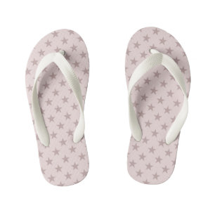 Pink Stars Kid's Thongs
