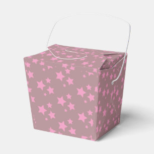 Pink Stars Modern design Favour Box