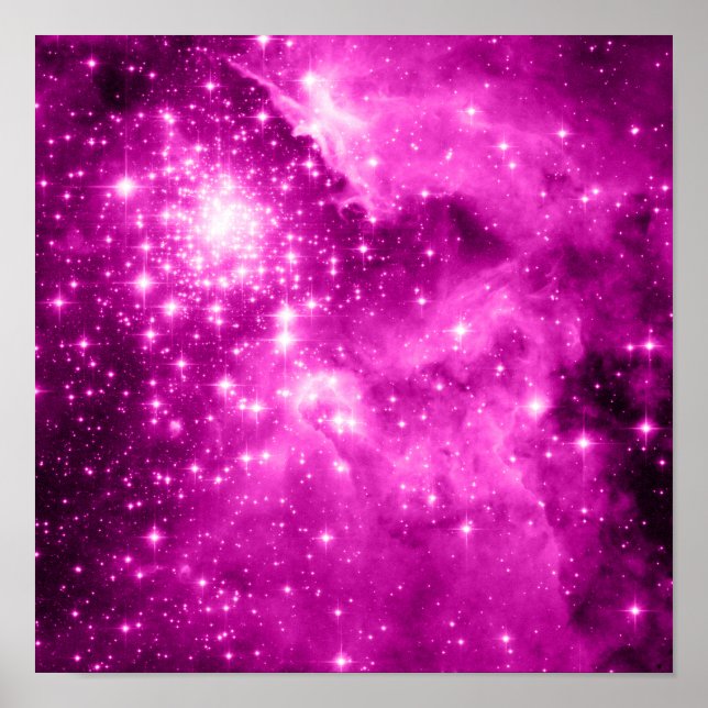 Pink Stars Poster (Front)