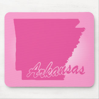 Pink State Arkansas Mouse Pad