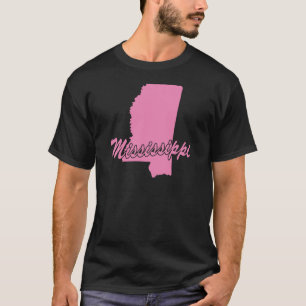 Pink State Mississippi T-Shirt