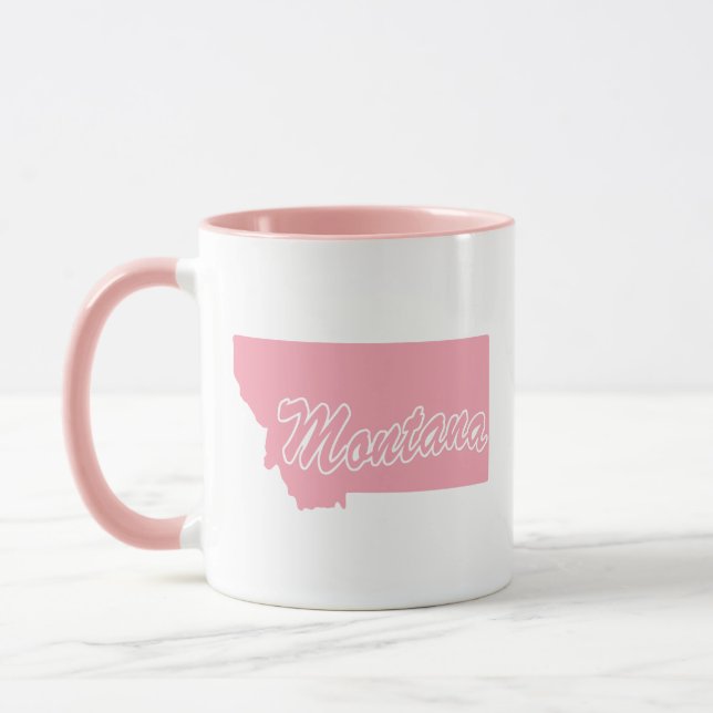 Pink State Montana Mug (Left)