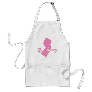 Pink State New Jersey Adult Apron