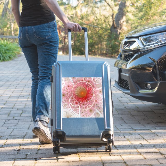 Pink Steampunk Abstract (Suitcase Insitu)