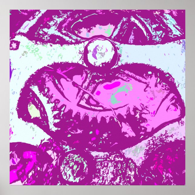 pink steampunk poster (Front)