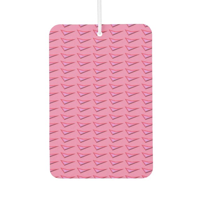 Pink Steel car air freshener (Front)
