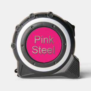 Pink Steel fuchsia tape measure 1
