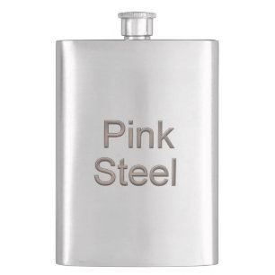 Pink Steel stainless steel flask