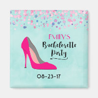 Pink Stiletto Heel Bachelorette Party