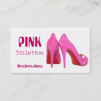 Pink Stilettos Business Card