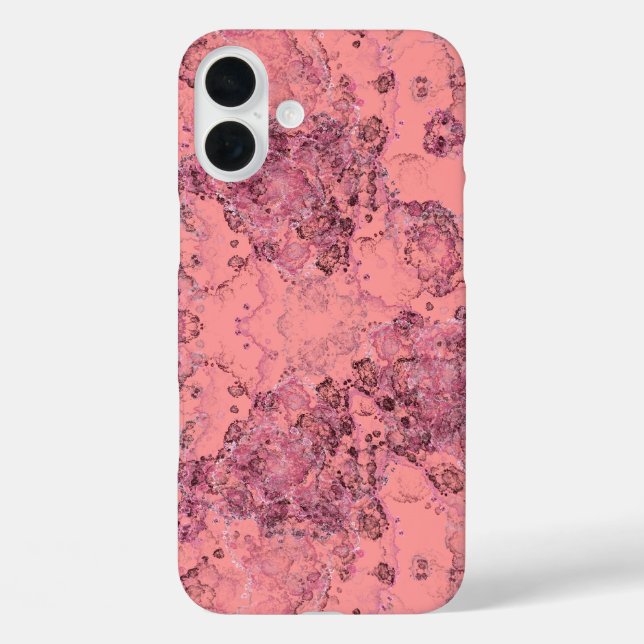 Pink Stone Abstract  Case-Mate iPhone Case (Back)