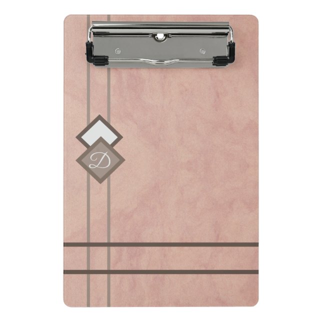 Pink stone mini clipboard (Front)