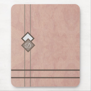 Pink stone mouse pad